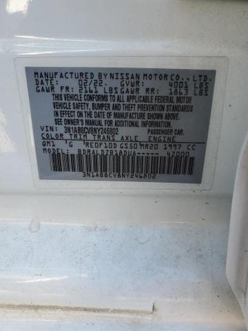 2022 NISSAN SENTRA SV - 3N1AB8CV8NY246802