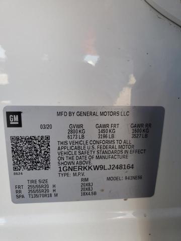 2020 CHEVROLET TRAVERSE P 1GNERKKW9LJ248164