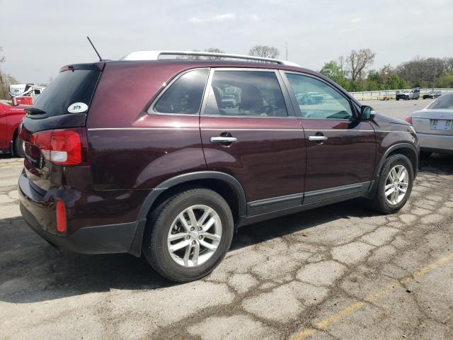 Vin: 5xykt4a67fg627534, lot: 53520345, kia sorento lx 20153