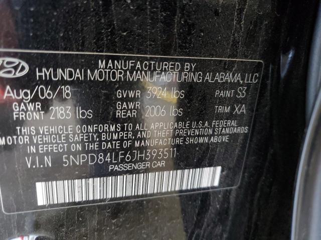 2018 HYUNDAI ELANTRA SE - 5NPD84LF6JH393511