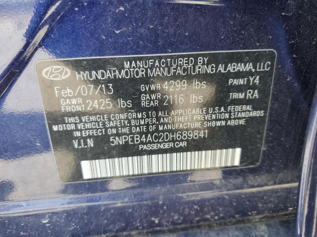 2013 HYUNDAI SONATA GLS - 5NPEB4AC2DH689841