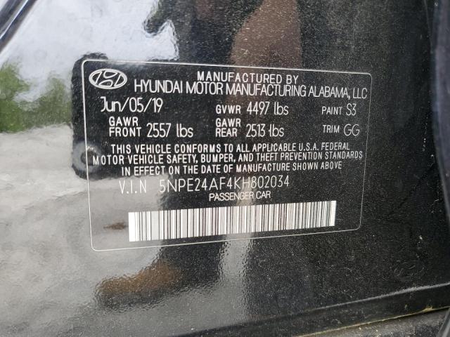 2019 HYUNDAI SONATA SE - 5NPE24AF4KH802034