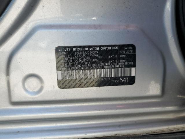 2018 MITSUBISHI OUTLANDER JA4AZ3A36JZ059615