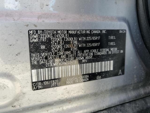 2024 TOYOTA RAV4 LE - 2T3LWRFV0RW222419