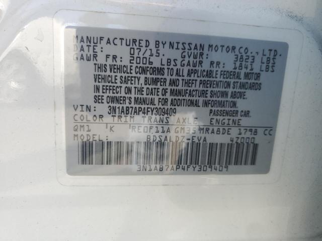 2015 NISSAN SENTRA S - 3N1AB7AP4FY309409