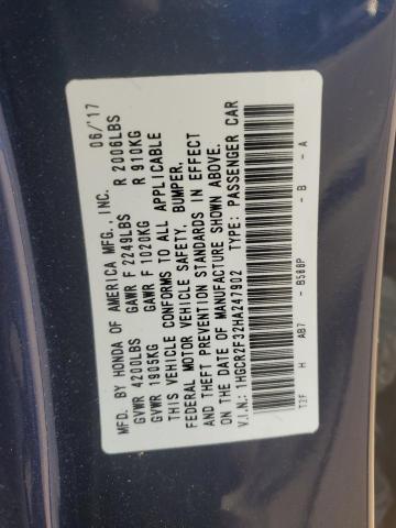 2017 HONDA ACCORD LX - 1HGCR2F32HA247902