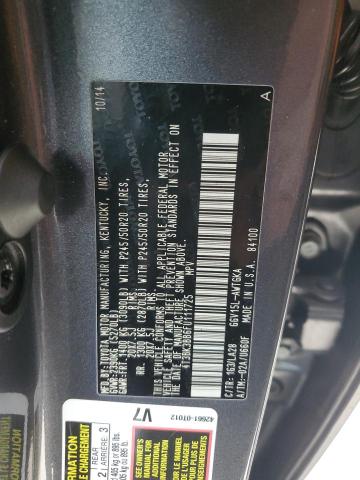 2015 TOYOTA VENZA LE - 4T3BK3BB6FU111725