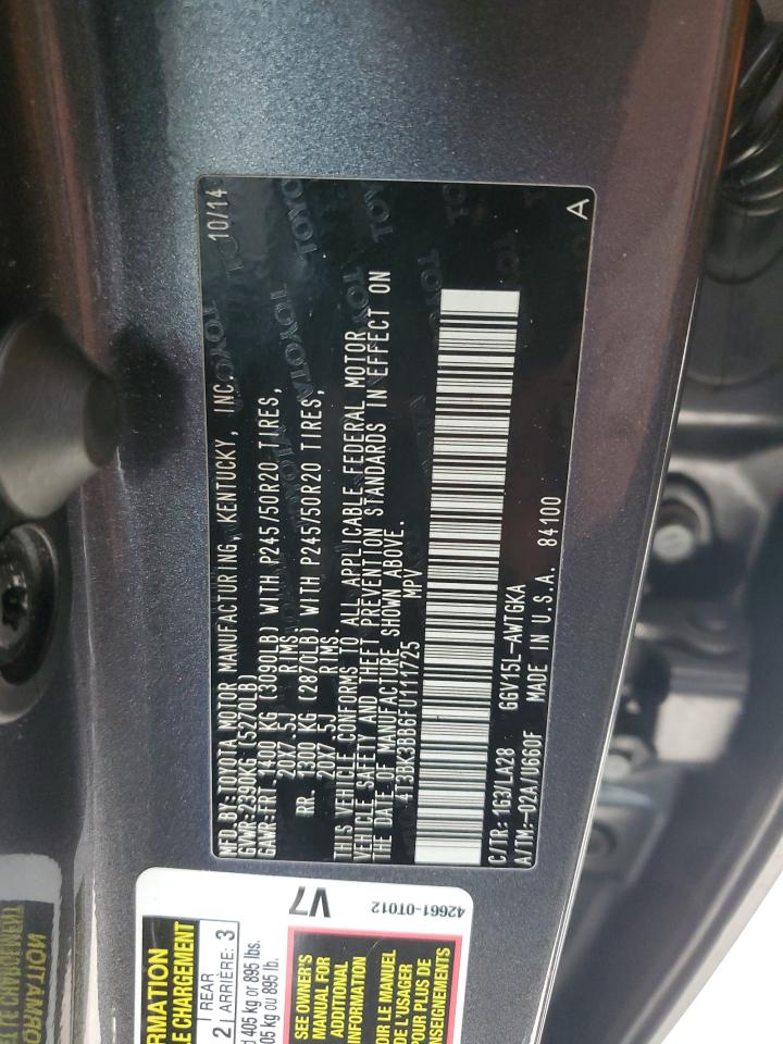 Toyota Venza le 2015