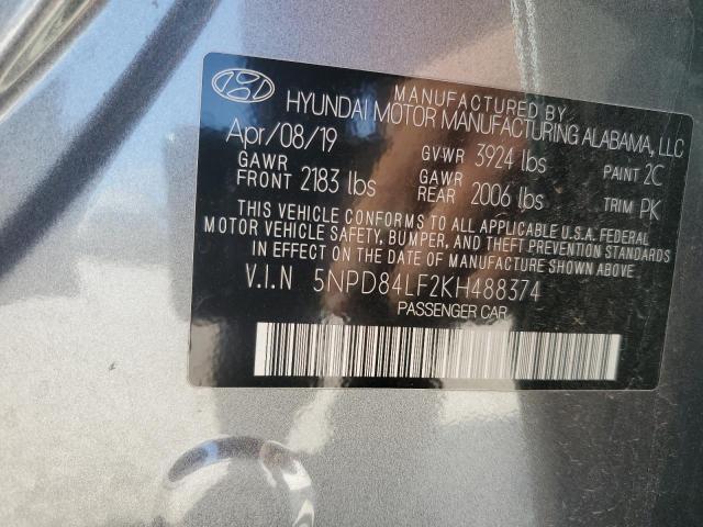 2019 HYUNDAI ELANTRA SE - 5NPD84LF2KH488374