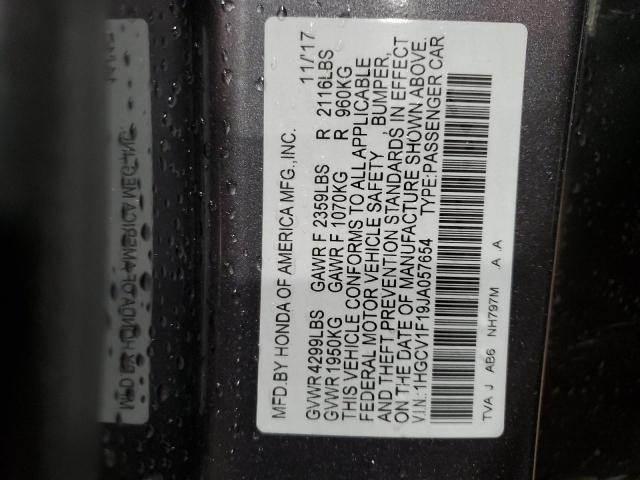 2018 HONDA ACCORD LX - 1HGCV1F19JA057654