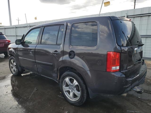 HONDA PILOT EX 2012 brown  gas 5FNYF4H42CB003066 photo #3