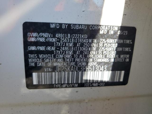 2023 SUBARU FORESTER P - JF2SKADC3PH513043