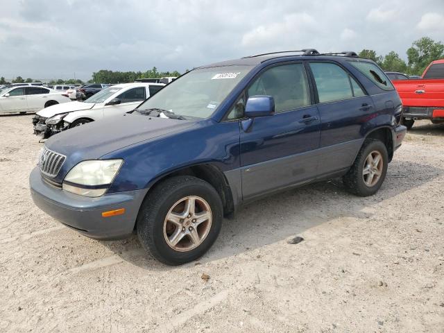 LEXUS RX 300 2001 blue  gas JTJGF10U610089058 photo #1