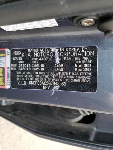 2016 KIA SPORTAGE E - KNDPC3AC5G7848585