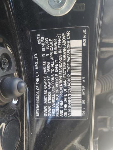 2018 HONDA CIVIC EX SHHFK7H53JU431012