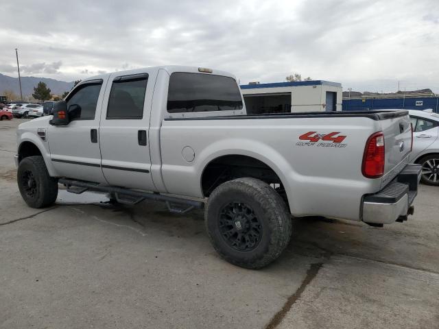 FORD F250 SUPER 2008 silver crew pic diesel 1FTSW21R08EB47806 photo #3