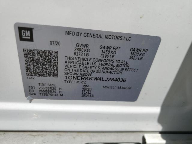 2020 CHEVROLET TRAVERSE P - 1GNERKKW4LJ284036