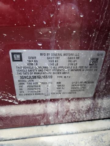 2016 CHEVROLET TRAX 1LT - 3GNCJLSB7GL163209