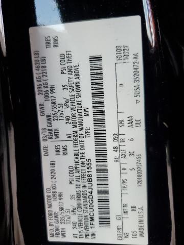 2018 FORD ESCAPE SE - 1FMCU0GD4JUB81555