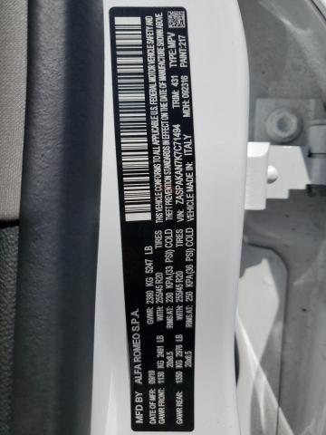 2019 ALFA ROMEO STELVIO ZASPAKAN7K7C71494