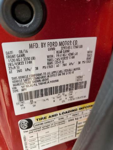 2017 FORD EXPEDITION - 1FMJU1LT8HEA16056