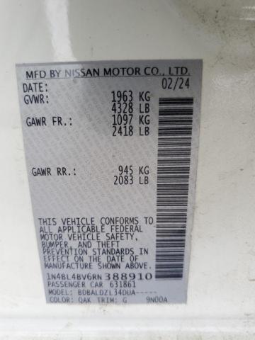 2024 NISSAN ALTIMA S - 1N4BL4BV6RN388910