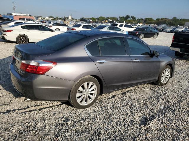 HONDA ACCORD EXL 2015 gray  gas 1HGCR2F81FA225043 photo #4