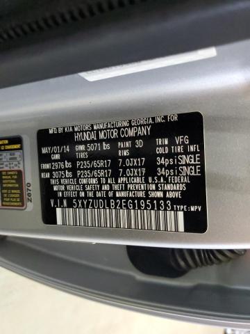 2014 HYUNDAI SANTA FE S - 5XYZUDLB2EG195133