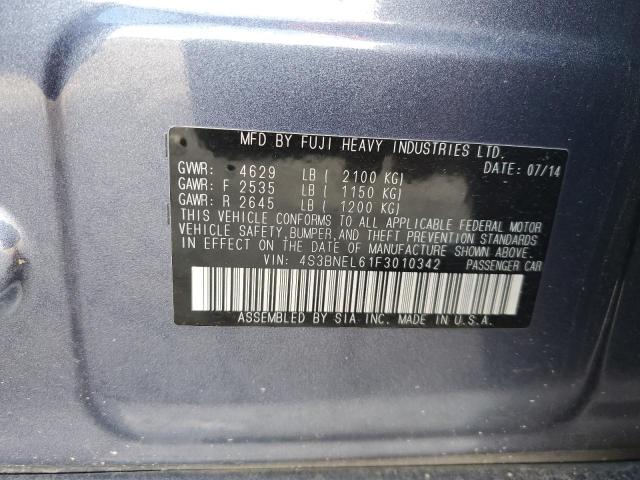 2015 SUBARU LEGACY 3.6 4S3BNEL61F3010342