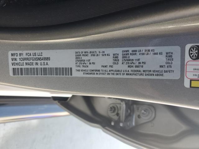 2025 RAM 1500 BIG H 1C6RREFGXSN549989