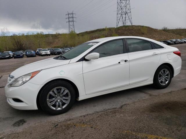 HYUNDAI SONATA GLS 2011 white  gas 5NPEB4ACXBH222096 photo #1