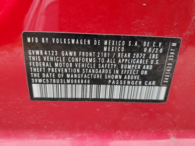 2020 VOLKSWAGEN JETTA S - 3VWC57BU3LM086846