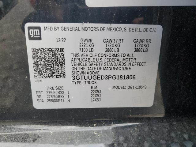 2023 GMC SIERRA K15 - 3GTUUGED3PG181806