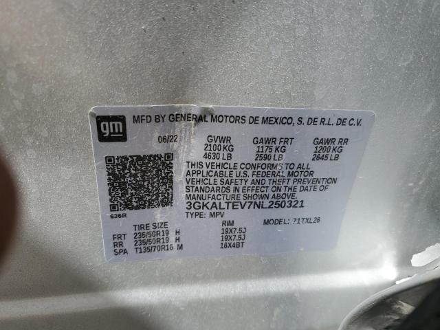 2022 GMC TERRAIN SL - 3GKALTEV7NL250321