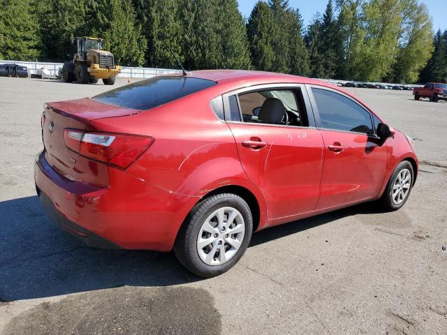 KIA RIO LX 2013 red  gas KNADM4A33D6301433 photo #4