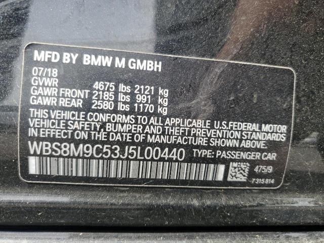 2018 BMW M3 WBS8M9C53J5L00440