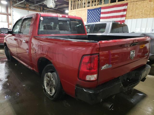 DODGE RAM 1500 2010 red crew pic gas 1D7RV1CT8AS121049 photo #3