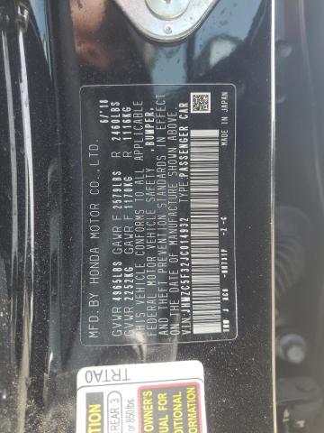 2018 HONDA CLARITY TO JHMZC5F32JC014932