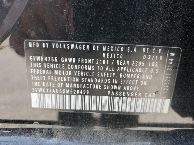 2016 VOLKSWAGEN GOLF SPORT - 3VWC17AU6GM520499