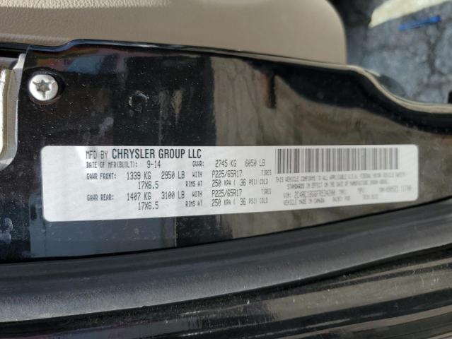2015 CHRYSLER TOWN & COU - 2C4RC1BG6FR534200