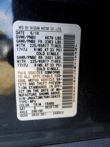 2016 NISSAN ROGUE S - JN8AT2MV7GW138420