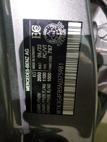 2022 MERCEDES-BENZ A 220 4MAT W1K3G4FB5NJ375981