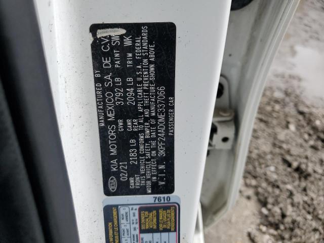 2021 KIA FORTE FE - 3KPF24AD0ME337066