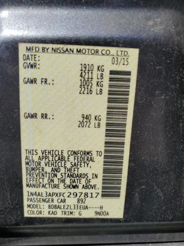 2015 NISSAN ALTIMA 2.5 - 1N4AL3APXFC297817