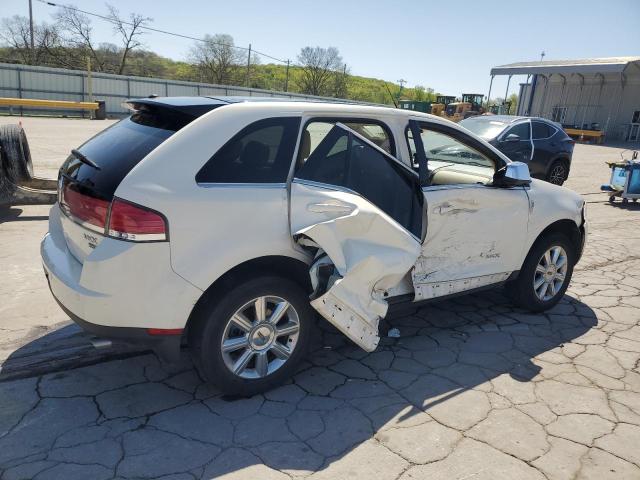 LINCOLN MKX 2008 white  gas 2LMDU88C98BJ14575 photo #4