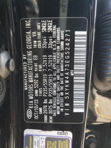 2014 KIA SORENTO SX - 5XYKW4A73EG524271