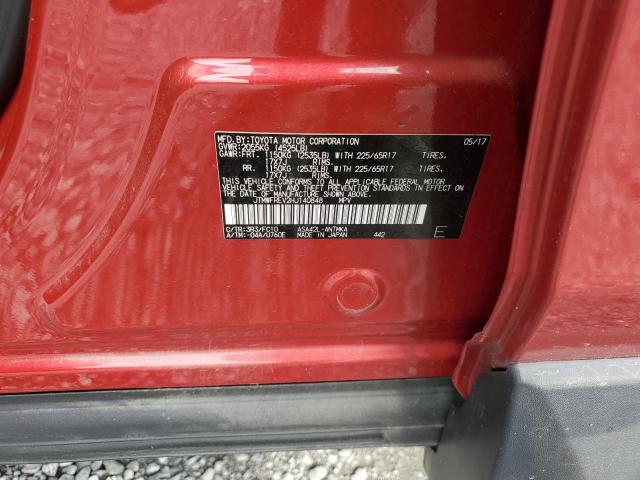 2017 TOYOTA RAV4 XLE - JTMWFREV2HJ140848