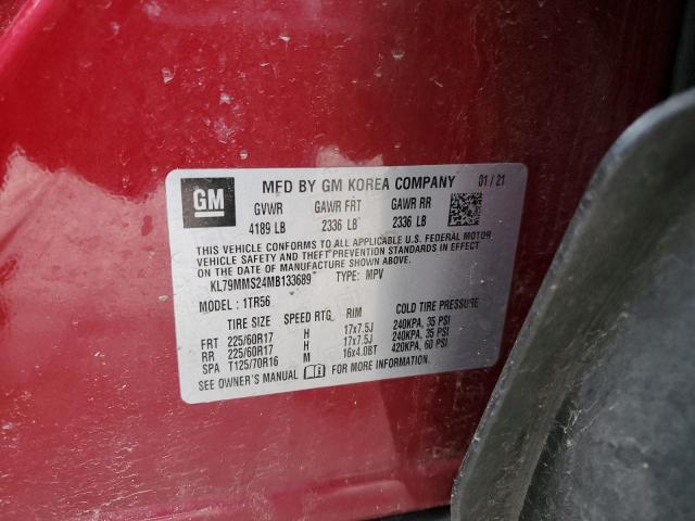 2021 CHEVROLET TRAILBLAZE - KL79MMS24MB133689