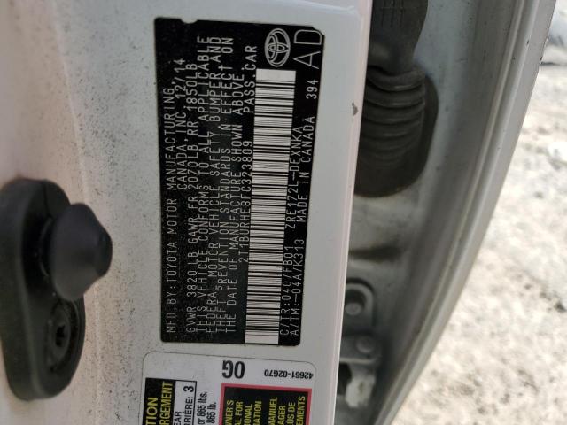 2015 TOYOTA COROLLA L - 2T1BURHE8FC323809