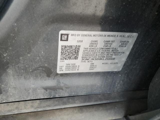 2019 CHEVROLET TRAX LS 3GNCJKSB8KL255500